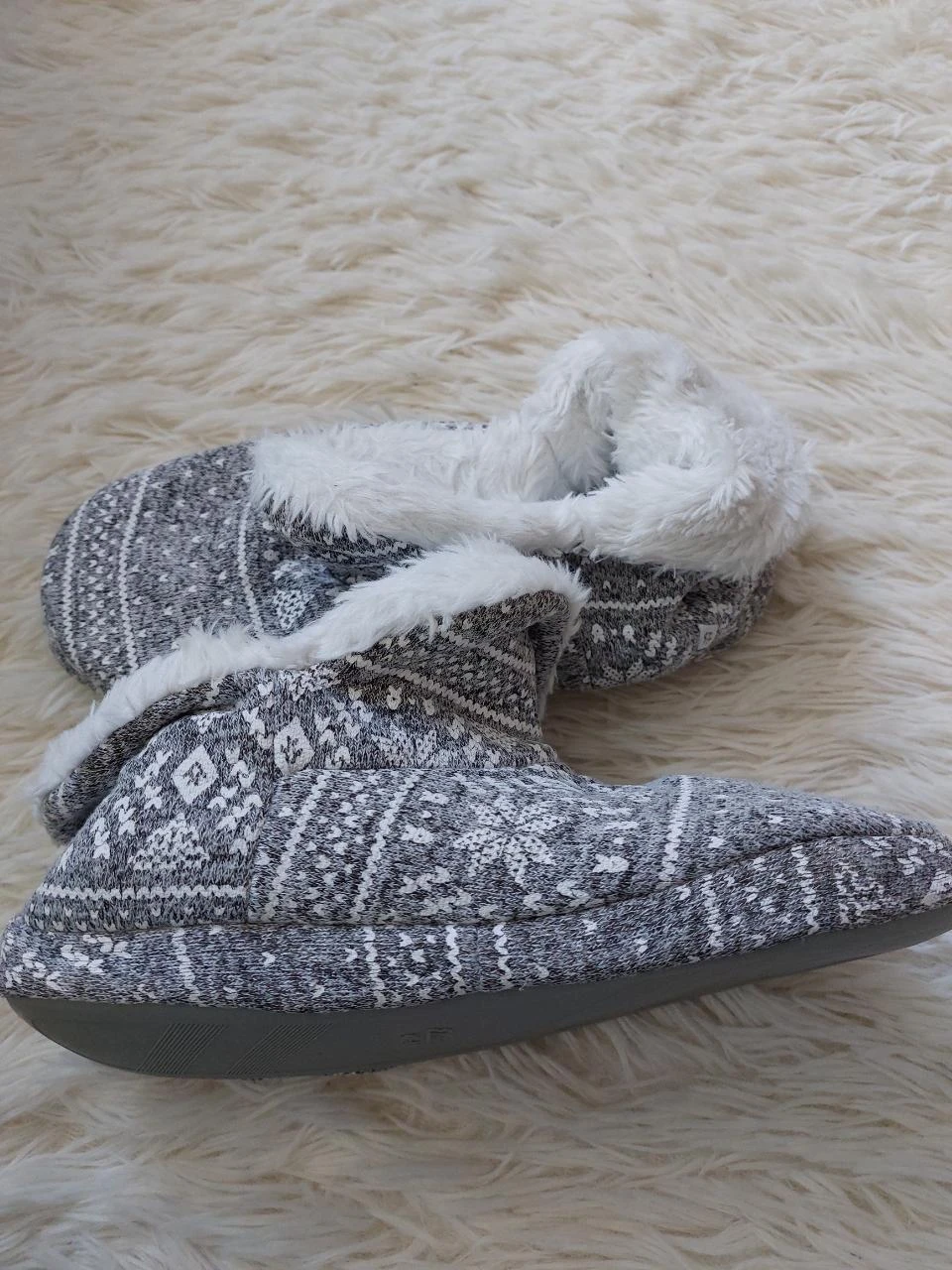 Pantufas Etam cinza claro - Tamanho 39 - Muito bom estado – photo 2